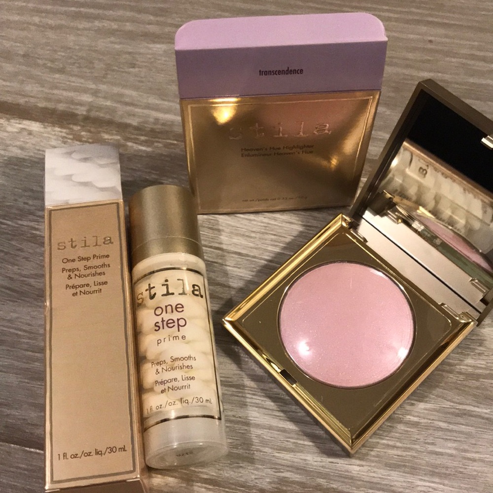 Stila highlighter and face primer